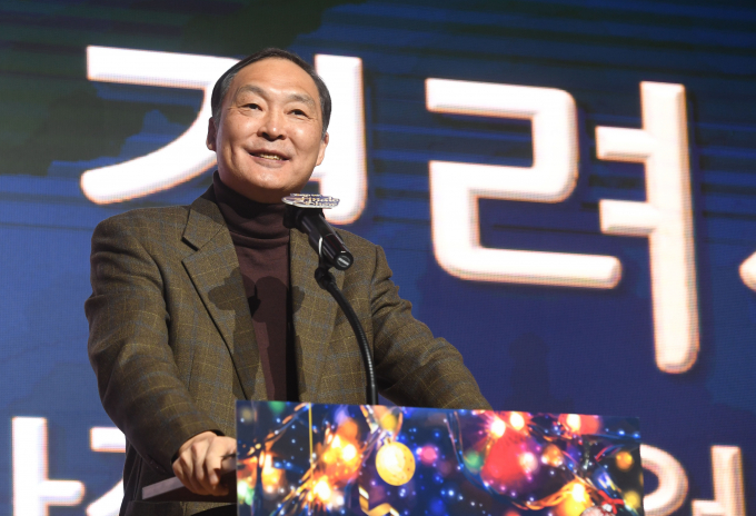 격려사 하는 장원삼 코이카 이사장/사진=장동규 기자