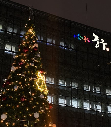 서울 중구가 내년 1월13일까지 '2023 명동 빛 축제'를 진행한다. /사진=서울 중구 인스타그램