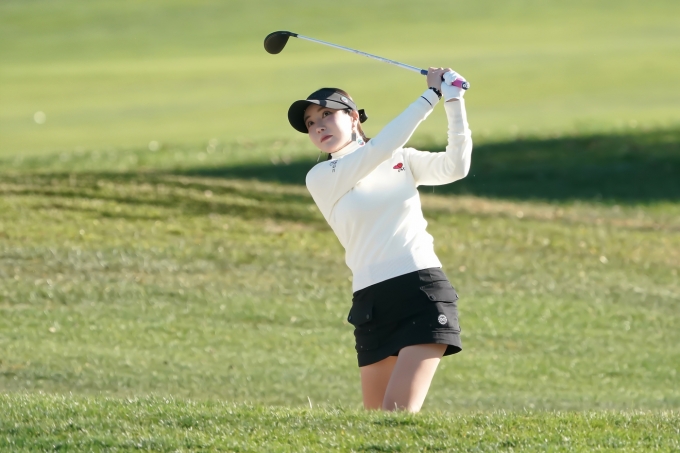 JLPGA 투어 시드를 확보한 안신애(갤럭시아SM 제공)