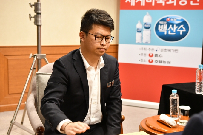 농심신라면배에서 5연승을 기록 중인 셰얼하오 9단.(한국기원 제공)