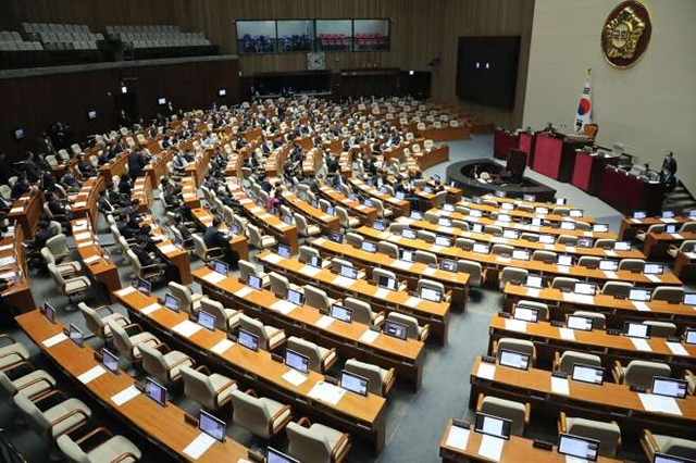 국회 본회의장 전경/사진제공=뉴스1