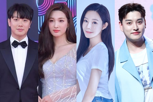 유키스 출신 일라이와 레이싱 모델 출신 지연수의 이혼에 이어 살림남에 출연한 그룹 FT아일랜드 멤버 최민환과 라붐 출신 율희가 파경을 맞았다. 사진은 최민환, 율희, 지연수, 일라이(왼쪽부터). /사진=KBS, 에스드림이엔티, 머니투데이