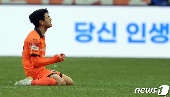 강원FC의 김대원. /뉴스1 ⓒ News1 박정호 기자