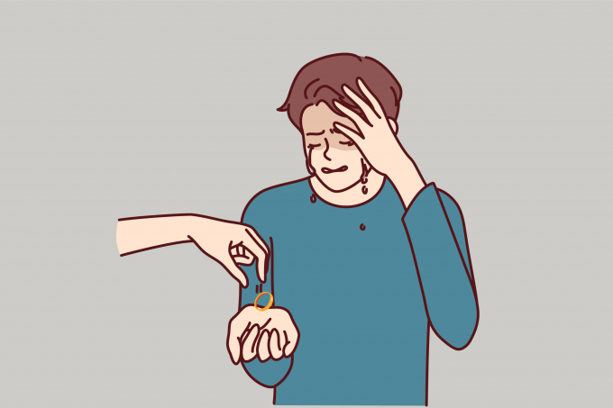 한 결혼한 남성이 라디오를 통해 아내가 신입사원과 바람을 피우고 있다며 이혼과 관련한 고민을 털어놓았다. 삽화는 본문 이해를 돕기 위한 자료. /삽화= 이미지투데이