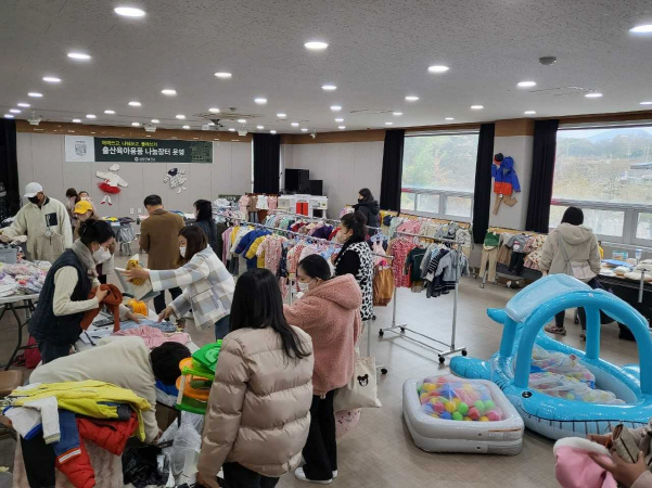 출산 육아용품 나눔장터./사진=담양군
