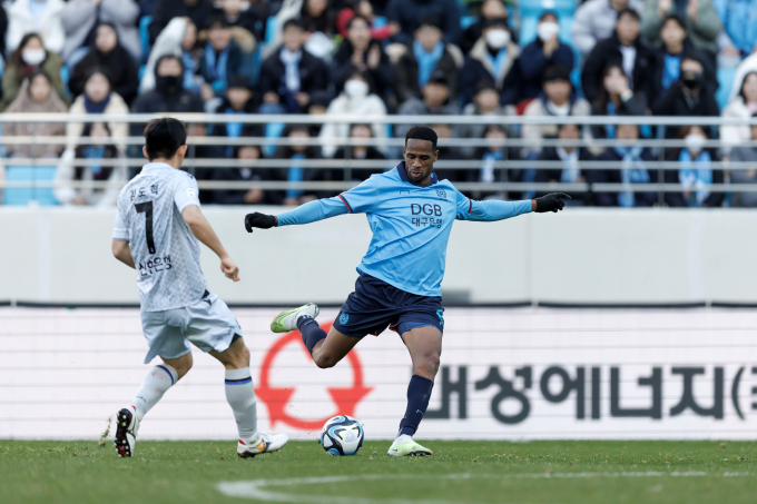 한국프로축구 K리그1 2023시즌 최종 38라운드 최우수선수로 뽑힌 대구 에드가. /사진= 한국프로축구연맹
