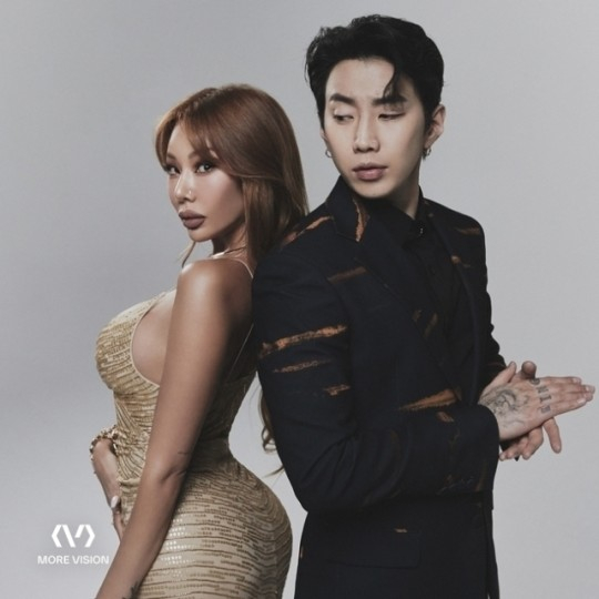 가수 제시와 박재범이 수장으로 있는 음악 레이블 모어비전의 결별설이 불거지자 박재범이 이를 부인했다. /사진=모어비전 제공