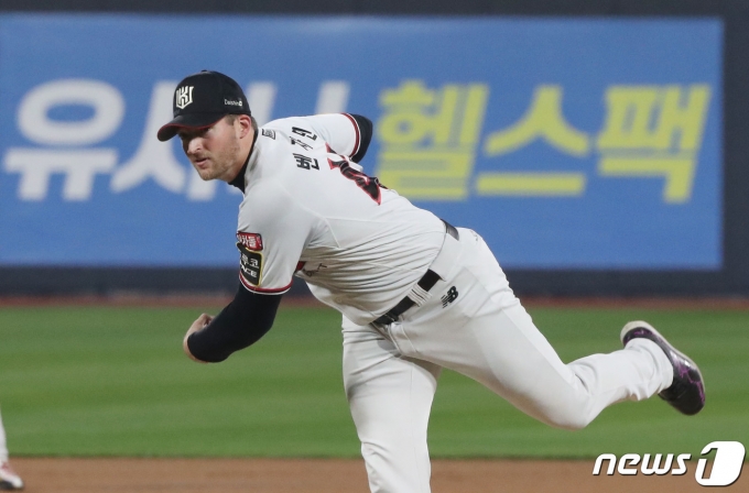 KT 위즈와 재계약 협상 중인 웨스 벤자민. /뉴스1 DB ⓒ News1 김영운 기자