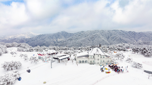 서준혁 소노인터내셔널 회장이 대명소노그룹을 리브랜딩하고 있다. 사진은 대명소노그룹이 운영하는 비발디파크 스키장. /사진=대명소노그룹 