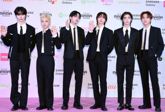 사진은 지난달 29일 일본 도쿄돔에서 열린 '2023 MAMA AWARDS'(2023 마마어워즈) 레드카펫 행사에 참석한 그룹 보이넥스트도어. /사진=Mnet 제공