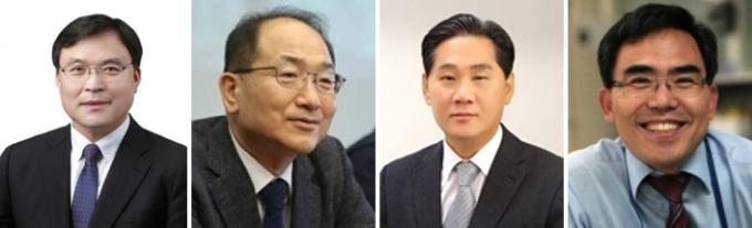 왼쪽부터 구본환 전 인천국제공항공사 사장, 이성해 전 대광위원장, 김용석 전 국토부 항공정책실장, 전만경 전 공간정보산업진흥원장 /사진=머니S