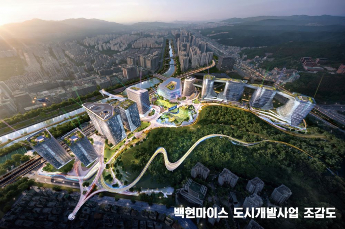 백현마이스도시개발사업 조감도. / 사진제공=성남시
