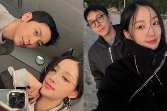  걸그룹 네이처 새봄과 가수 겸 배우 박현준이 열애 중이다. /사진=새봄 인스타그램