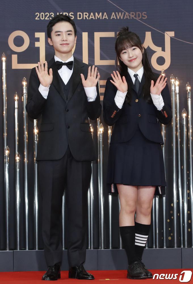 [사진] 문우진·박서경, 2023 KBS 연기대상 참석