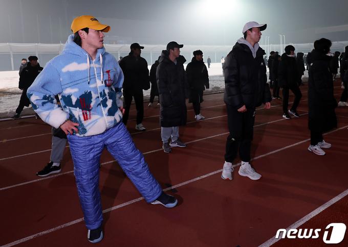 [사진] 새벽 훈련 나온 권순우
