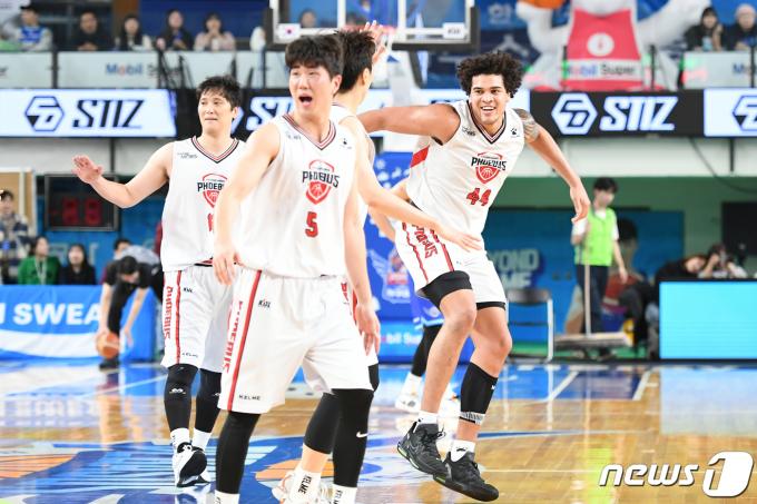 농구영신 매치에서 승리한 현대모비스(KBL 제공)