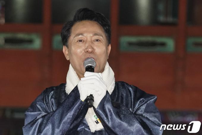 [사진] 새해 인사하는 오세훈 서울시장