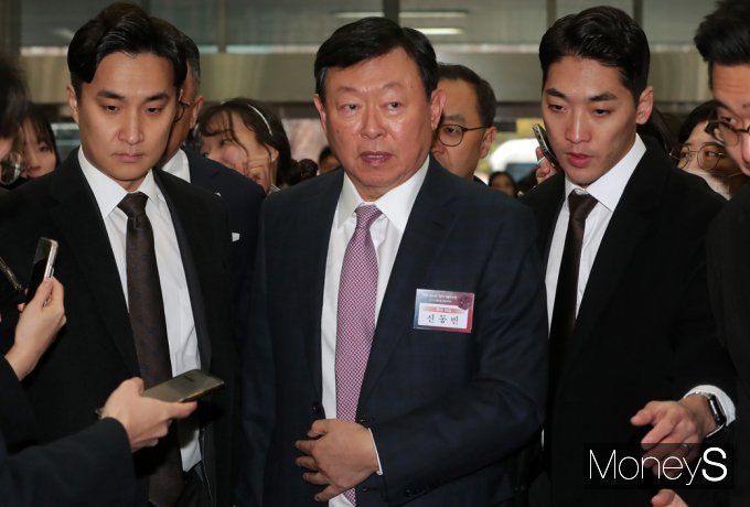 [머니S포토] 2024 경제계 신년인사회 참석한 롯데 신동빈 회장