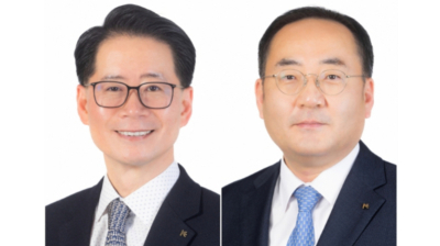 (왼쪽부터)주상진 신임 남북협력본부장, 신유근 신임 중소·중견기업금융본부장./사진=한국수출입은행