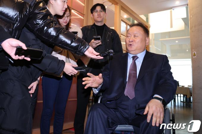 [사진] 이상민 의원 '한동훈 비대위원장 회동'