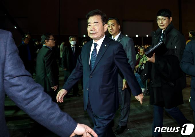 [사진] 김대중 탄생 100주년 참석하는 김진표 국회의장
