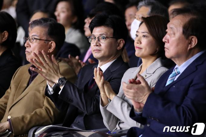 [사진] 김대중 기념식 참석한 한동훈·고민정