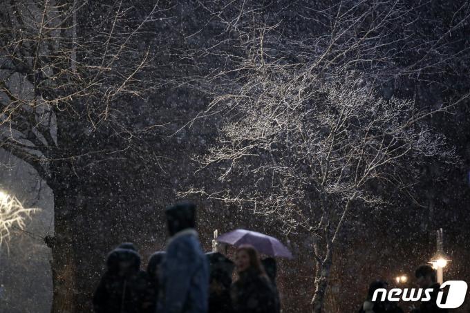 [사진] 도심 속 눈꽃 세상