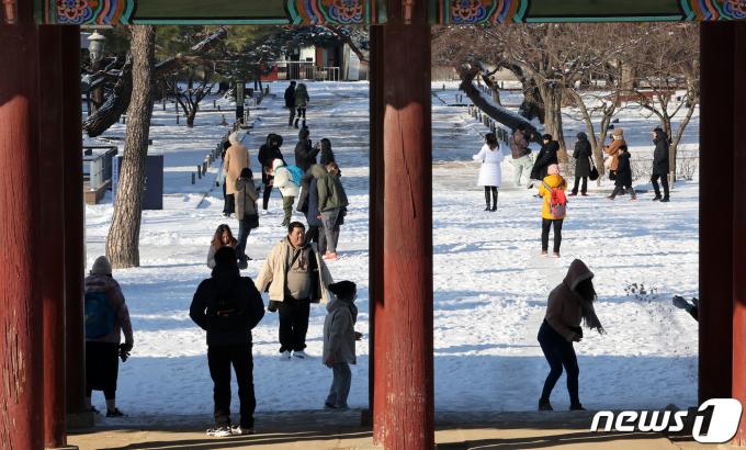 [사진] 매서운 한국 추위