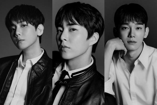 그룹 엑소의 백현이 독립 레이블 '아이앤비100'를 설립하며 첸, 시우민과 새로운 도전에 나선다. 사진은 백현, 시우민, 첸(왼쪽부터). /사진=아이앤비100 제공