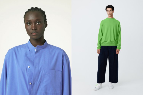 올해 패션시장의 주요 컬러로 블루와 그린이 선정됐다. 사진은 블루와 그린 컬러의 패션 아이템. /사진=삼성물산 패션부문