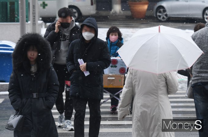 [머니S포토] 수도권 전역 대설주의보 발령