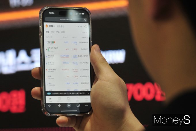 [머니S포토] '비트코인 ETF 승인' 소동…비트코인 급등락