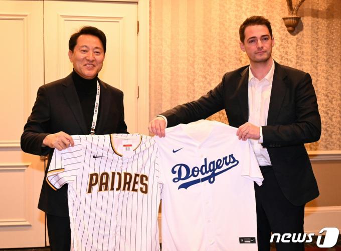 [사진] MLB 부사장 만나는 오세훈 서울시장