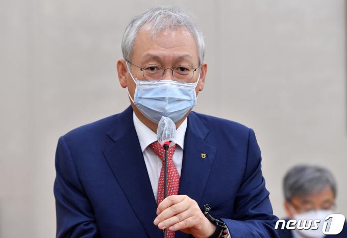 정영채 NH투자증권 대표이사. 2020.10.23/뉴스1 ⓒ News1 박세연 기자