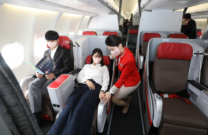 티웨이항공 A330-300 기내 /사진=뉴스1