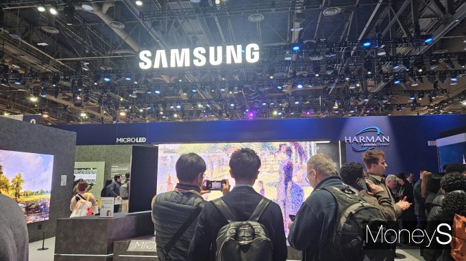삼성전자가 모두를 위한 AI를 주제로 CES 2024에 참가했다. /사진=최유빈 기자