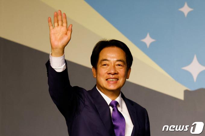 [사진] 반중·독립 민진당 라이칭더 총통 당선