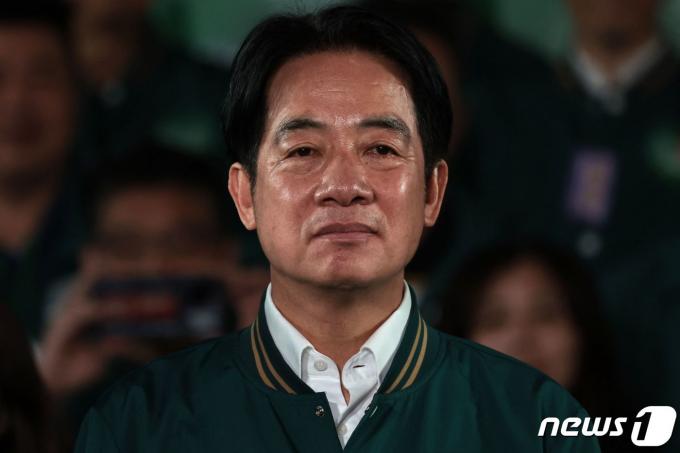 [사진] 선거 승리 집회 참석한 라이칭더 대만 총통 당선인