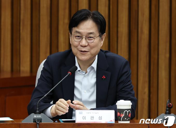 [사진] 발언하는 이관석 대통령실 비서실장