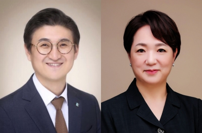 (왼쪽부터) 신임 부행장에 오른 박일규 본부장과 오은선 본부장./사진=IBK기업은행