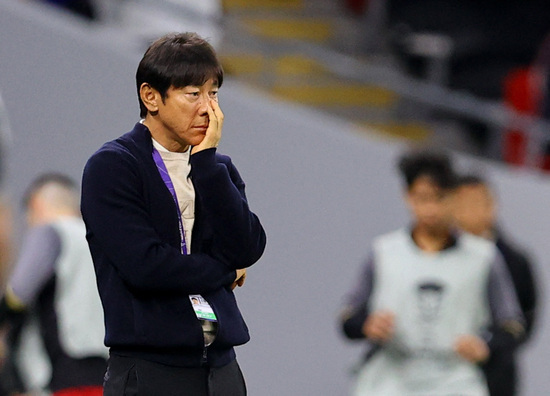 신태용 감독이 이끄는 인도네시아 대표팀이 이라크와의 아시안컵 조별라운드에서 1-3으로 패했다. /사진=로이터