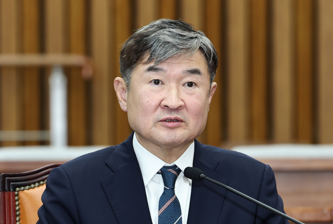 16일 윤석열 대통령이 조태용 국가정보원장 임명안을 재가했다. 사진은 조 국정원장이 지난 11일 서울 여의도 국회 정보위원회에서 열린 인사청문회에서 질의에 답변하는 모습. /사진=뉴스1