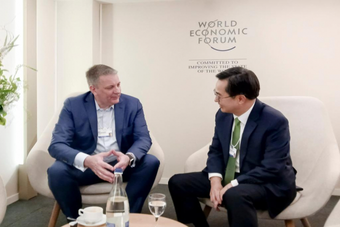 카이 베크만 (Kai Beckmann) Merck CEO 면담. / 사진제공=경기도