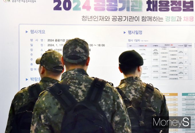 ▲ 청년인재 참여촉진, 채용정보 박람회찾은 軍 장병들