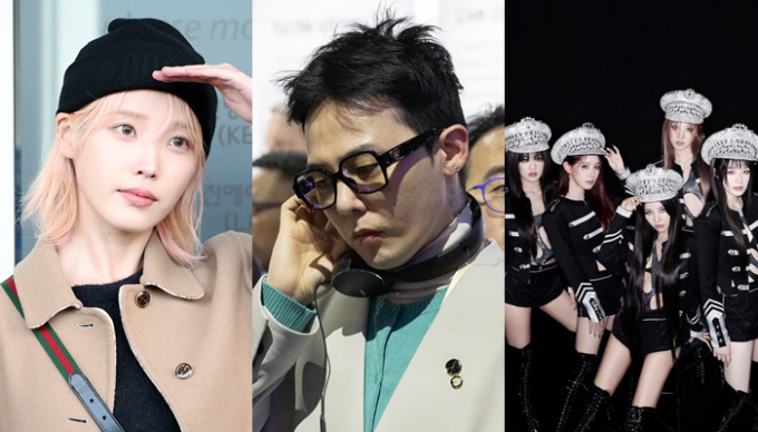 가요계 대형 스타들이 줄줄이 컴백한다. 사진은 가수 겸 배우 아이유, 지드래곤, (여자)아이들. /사진=뉴스1, 큐브엔터테인먼트