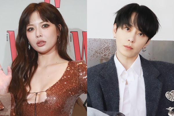가수 현아와 용준형이 사실상 공개 열애를 시작했다. /사진=스타뉴스, 블랙 메이드제공