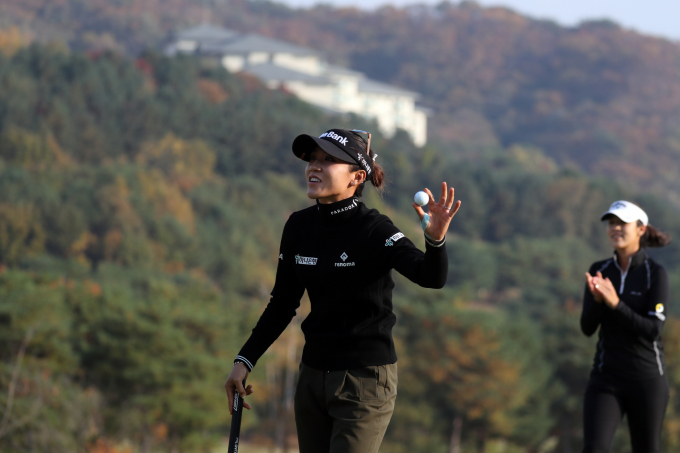 前 세계랭킹 1위 리디아 고가 LPGA 개막전 2R 공동 선두에 올랐다. 사진은 지난해 강원도 원주시 오크밸리CC에서 열린 'LPGA 투어 BMW레이디스 챔피언십 2022'에 나섰던 리디아 고. /사진=뉴스1