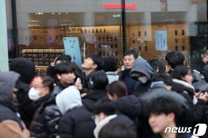 [사진] 애플스토어 홍대 오픈