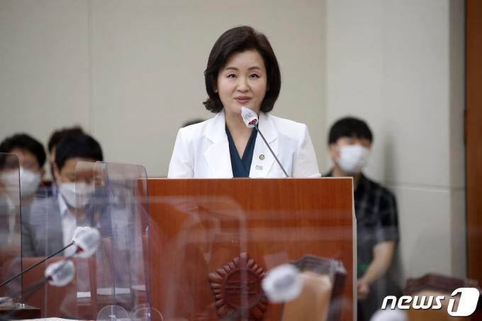 이수진 더불어민주당 의원.(공동취재)/뉴스1 ⓒ News1 유승관 기자