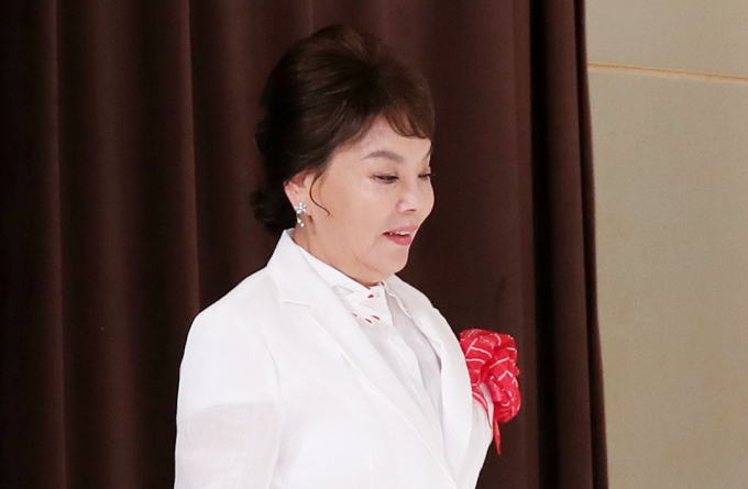  횡령 혐의로 가공식품 판매회사인 (주)나팔꽃 F&B로부터 고소를 당한 배우 김수미와 아들 정명호씨가 "피해자임에도 연예인이라는 이유로 언론에 망신주기를 당했다"며 "법정에서 사실관계를 다뤄 진실을 찾을 것"이라고 입장을 밝혔다. 사진은 지난 2018년 서울 영등포구 타임스퀘어 아모리스에서 진행된 tvN 예능프로그램 '수미네 반찬' 제작발표회에 참석한 배우 김수미. /사진=머니투데이